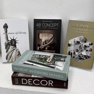 หนังสือปลอม ของแต่งบ้าน พร็อพถ่ายรูป พร็อพแต่งห้อง หนังสือตั้งโชว์ ของแต่งบ้าน หนังสือปลอมตกแต่งบ้าน สีสดคมชัด​ 20แบบ