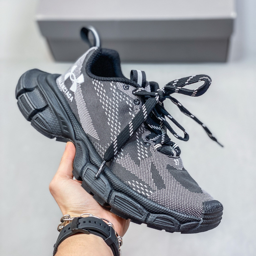 Balenciaga Andema รองเท้าวิ่งอินเทรนด์สำหรับผู้ชายและผู้หญิงรองเท้าคุณพ่อรองเท้ากีฬาพื้นหนาตาข่ายระบายอากาศ