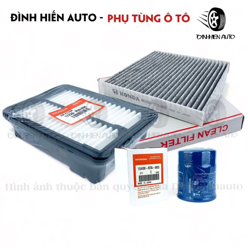 City (2021-2024) HRV เวอร์ชั่น G 1.5L (2022-2024), BRV 1.5L (2022-2024): กรองอากาศ กรองแอร์ กรองน้ํา