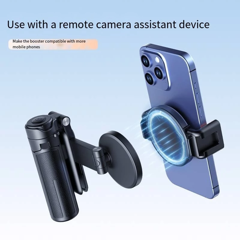 Wonew Z2 สามในหนึ่งเดียว Mini Selfie Stick Magnetic Selfie วงเล็บโทรศัพท์มือถือน้ําหนักเบาขาตั้งกล้องถ่ายภาพสําหรับ Vlog Selfie thumbnail 8