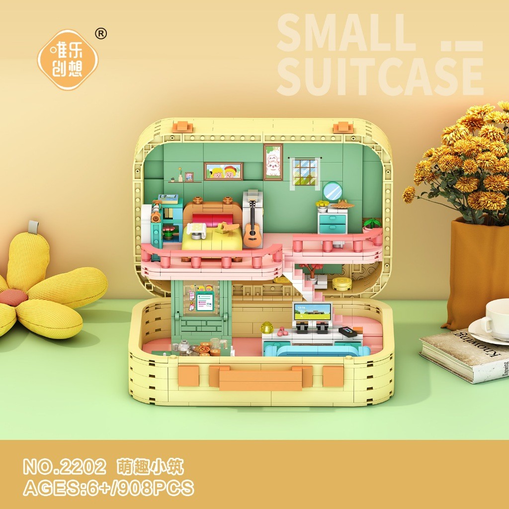 LOZ ร้าน ตัวต่อ วิวถนน กาแฟช็อป ผลไม้ช็อป DIY รูปที่ 7
