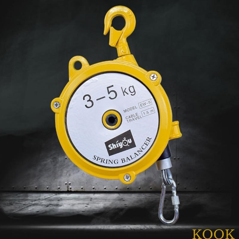 KOOK Spring Balancer Spring Balancer ที่วางเครื่องมือพร้อมตะขอและเชือกลวด Balancer