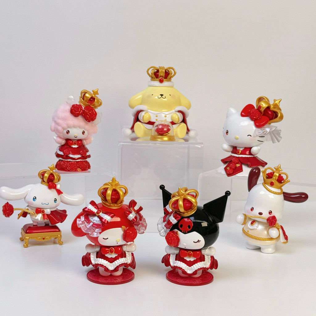 Sanrio Rose Night Series Blindbox Figures6 ชิ้น