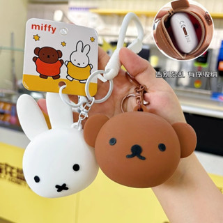 กระเป๋าใส่เหรียญซิลิโคนน่ารัก มินิหูฟัง บอร์ริส