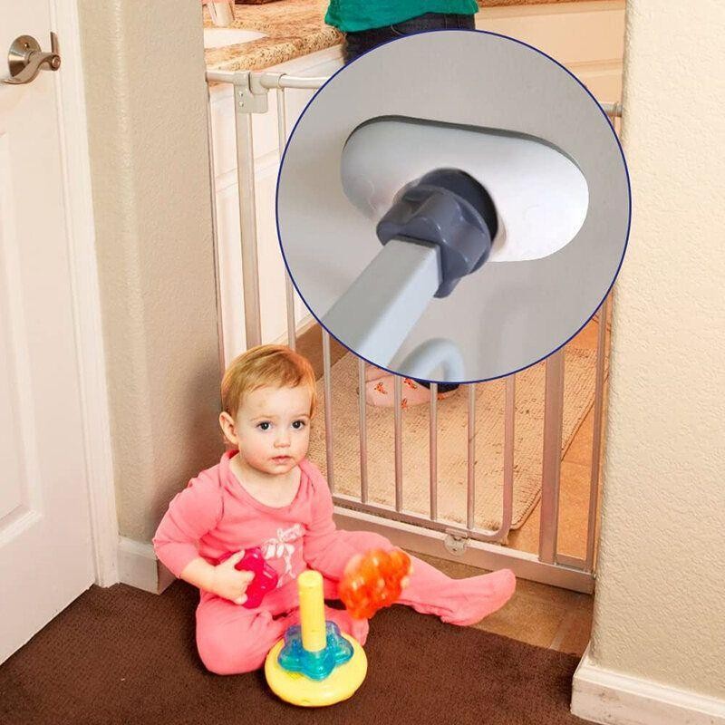 ส่งจากไทย ประตูรั้วกั้นบันได วงรีทรงรี คอกกั้นเด็ก ทนทานต่อการใช้งาน Baby Gate Wall Guard Protector กั้นเด็กบันได - รูปที่ 3