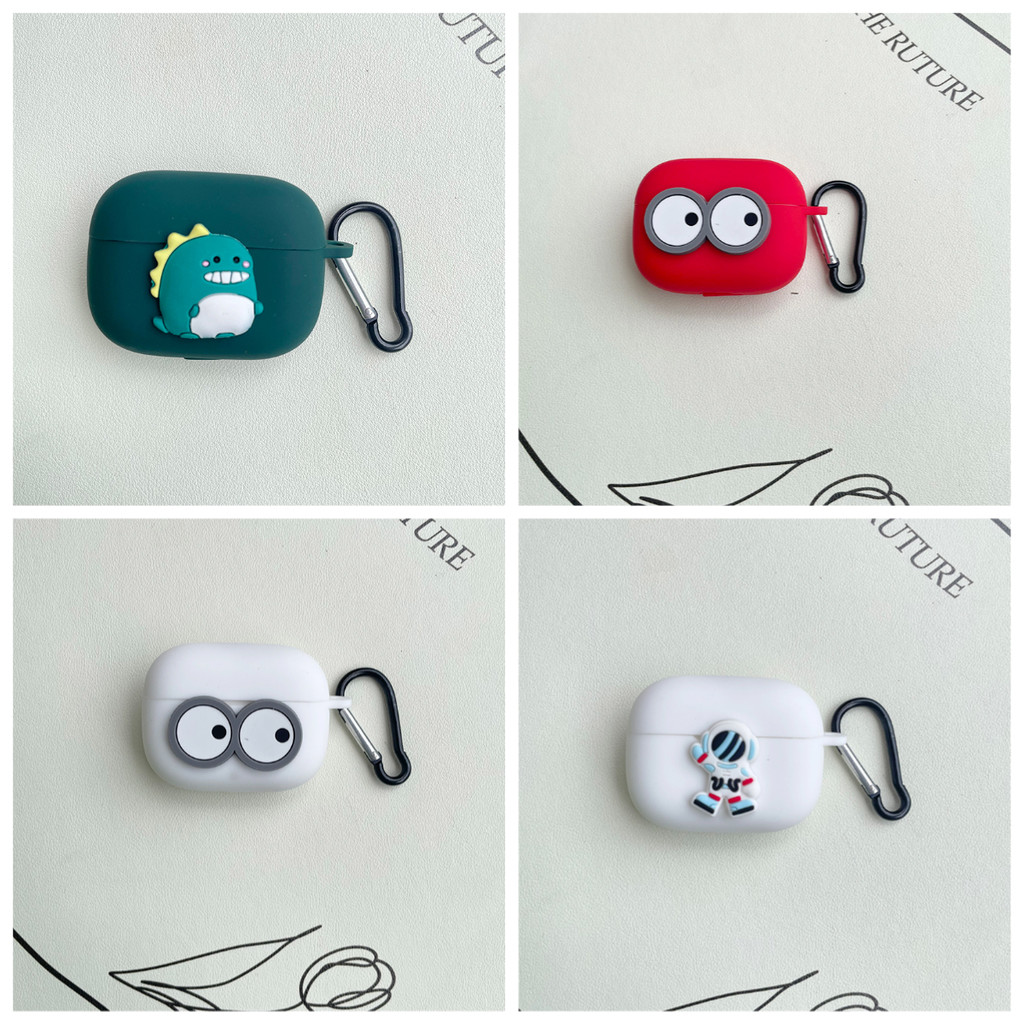 ฝาครอบการ์ตูนสําหรับ Haylou GT1 2022 หูฟังซิลิโคนป้องกันสําหรับ Haylou GT1 2022 กรณีกล่องชาร์จ