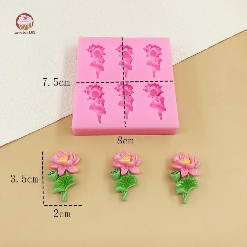 Myoloy Lotus/ดอกทานตะวัน/Plum Blossomแม่พิมพ์ซิลิโคนดอกไม้Fondantเค้กตกแต่งเครื่องมือช็อกโกแลตGumpasteสบู่แม่พิมพ์เบเกอรี่เครื่องมือTH - รูปที่ 7
