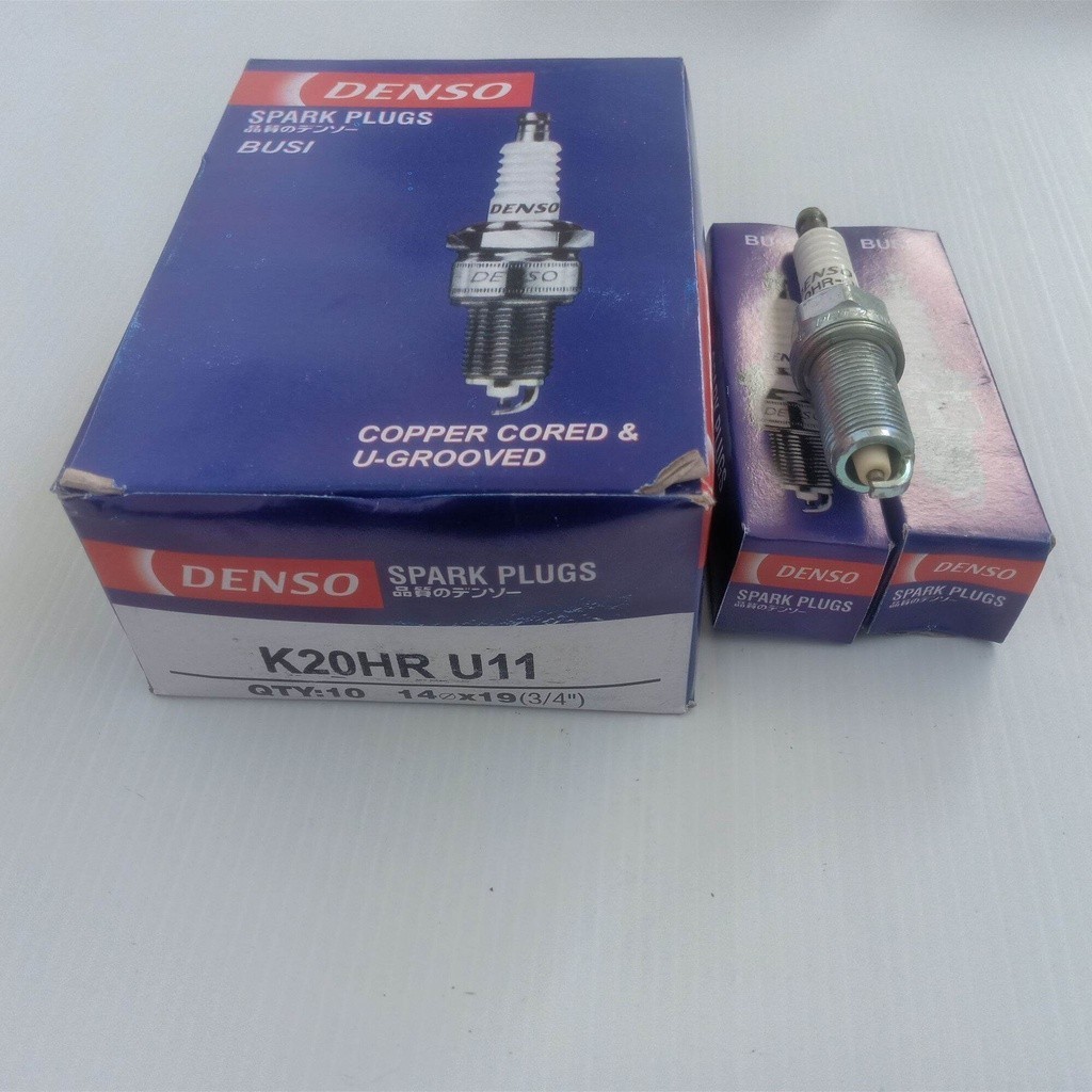 หัวเทียนรถยนต์ K20HRU11 Denso K20HR-U11 Toyota Kijang Inova 2.7 Fortuner Etimos Hilux X-Trail