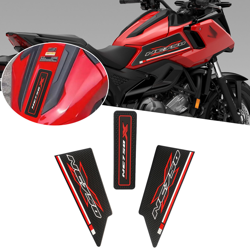 สําหรับ Honda NC750X NC750 X 2021-2025 ด้านข้างถัง Pads เข่า Pads protectors รูปลอก traction Pads nc