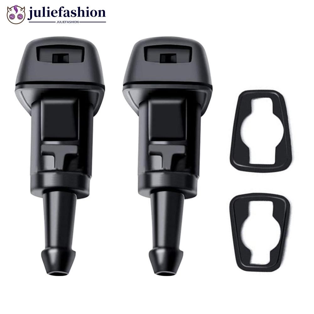 JULIEFASHION 2 ชิ้นกระจกรถยนต์เครื่องซักผ้า Wiper หัวฉีดสเปรย์ Jet สําหรับ Chrysler Dodge Avenger Jo