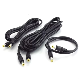 สายไฟ dc 5.5x2.1mm.สายอะแดปเตอร์กล้องวงจรปิด ความยาว1M/2M/3M/5M แจ๊ค DC power ตัวผู้