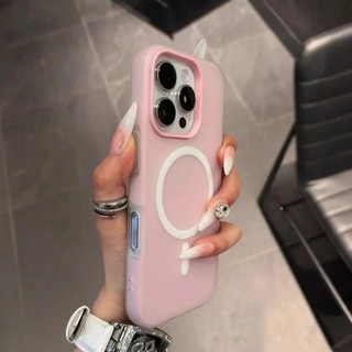 เคสโทรศัพท์แม่เหล็กสองในหนึ่งเดียวเหมาะสําหรับ แอปเปิล 13 16 15 14 11 12 มือโปร สูงสุด บวก