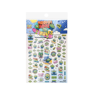 Disney & tomoni Embossed Nails Stickers ins ของแท้แบรนด์ร่วมสไตล์น่ารักสติ๊กเกอร์เครื่องเขียนสร้างสรรค์เด็กชายสามตา