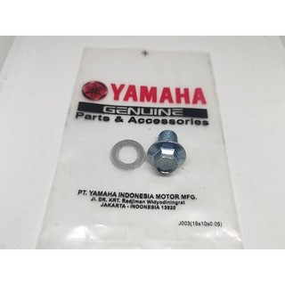 BAUT TAP OLI . BAUT PEMBUANGAN OLI MESIN BAWAH YAMAHA MIO / VEGA / JUPITER / SCORPIO / NMAX / AEROX DLL