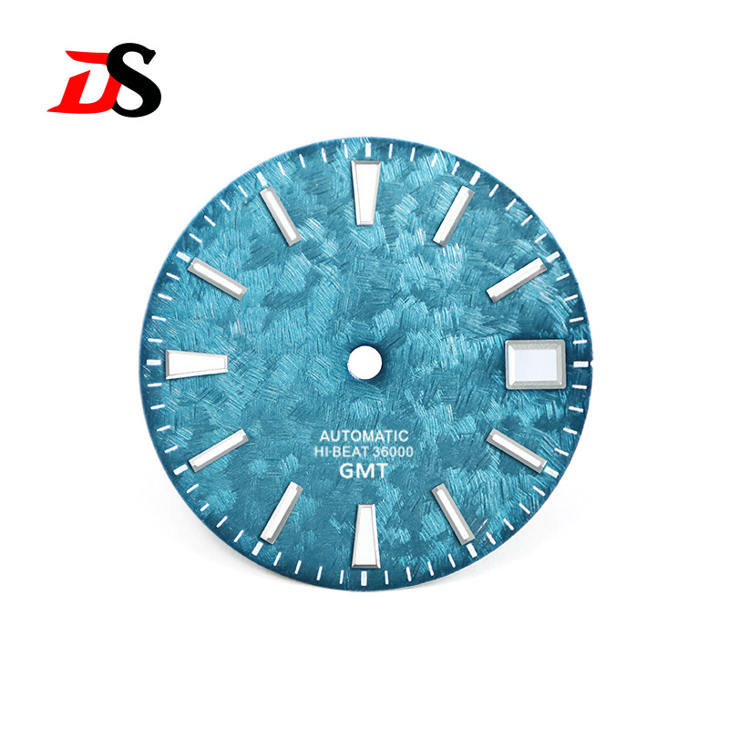 Xinzhou Sakura 62gs หน้าปัดสีฟ้าส่องสว่างดัดแปลงนาฬิกาอุปกรณ์เสริม 28.5 มม.NH34NH35 การเคลื่อนไหวสาม