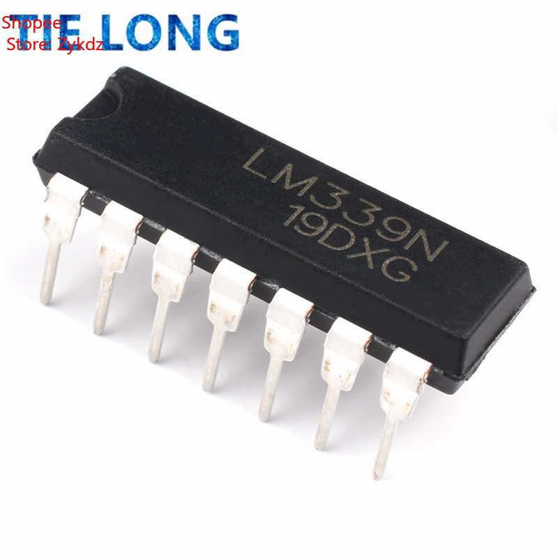 10PCS LM339N DIP14 LM339 DIP 339N DIP-14 Quad Single Supply Comparators ใหม่และต้นฉบับ IC
