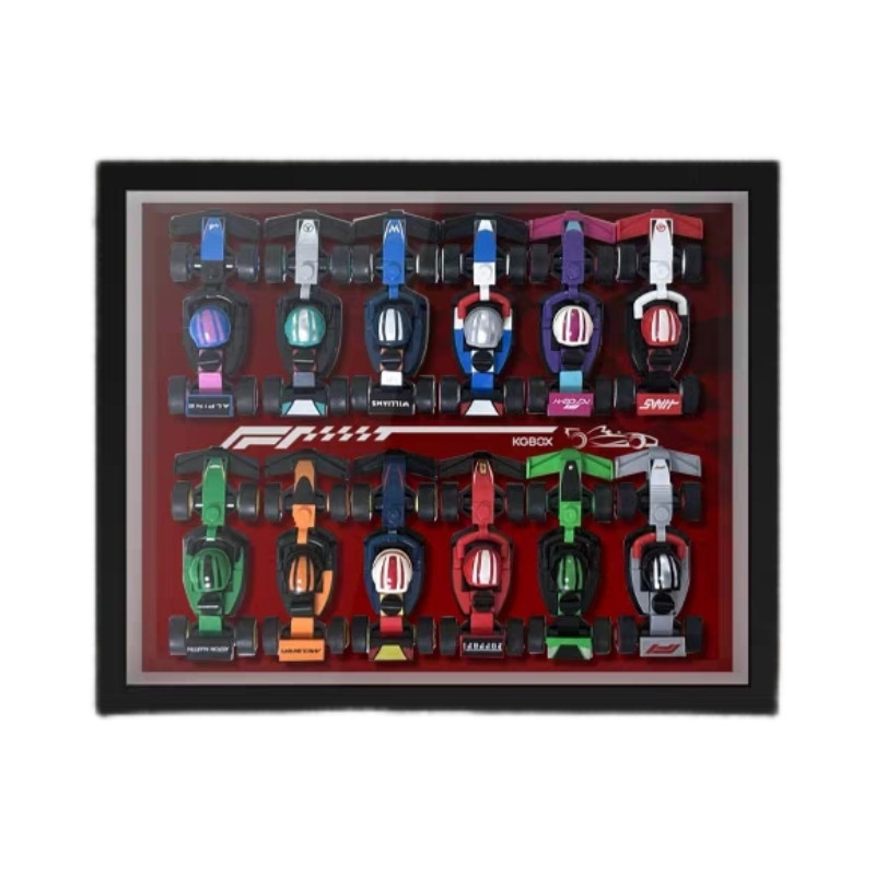 เข้ากันได้กับ LEGO 71049F1 Super Racing Car Minifigure Display Box Dust Cover Storage Box