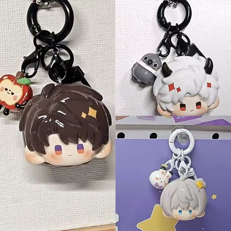 เกม Love และ Deepspace พวงกุญแจเรซิ่น Xavier Rafayel Zayne Sylus Caleb ตุ๊กตาพวงกุญแจกระเป๋า Charm จี้เครื่องประดับ