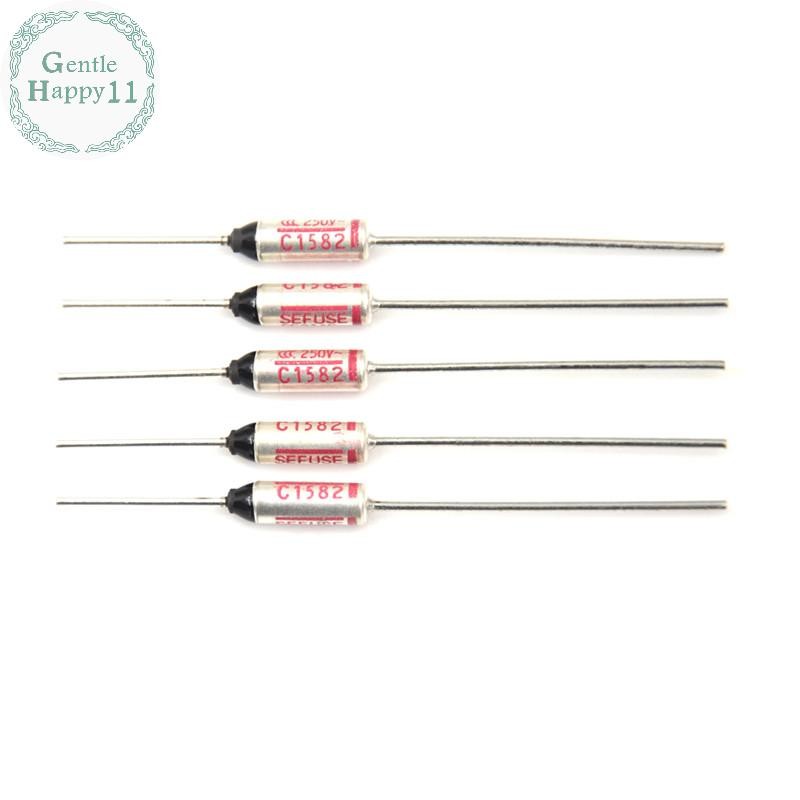 GentleHappy 5 ชิ้น SF214E Sefuse Cutoffs NEC ฟิวส์ความร้อน 216°C 216 องศาเซลเซียส 10A 250V TH