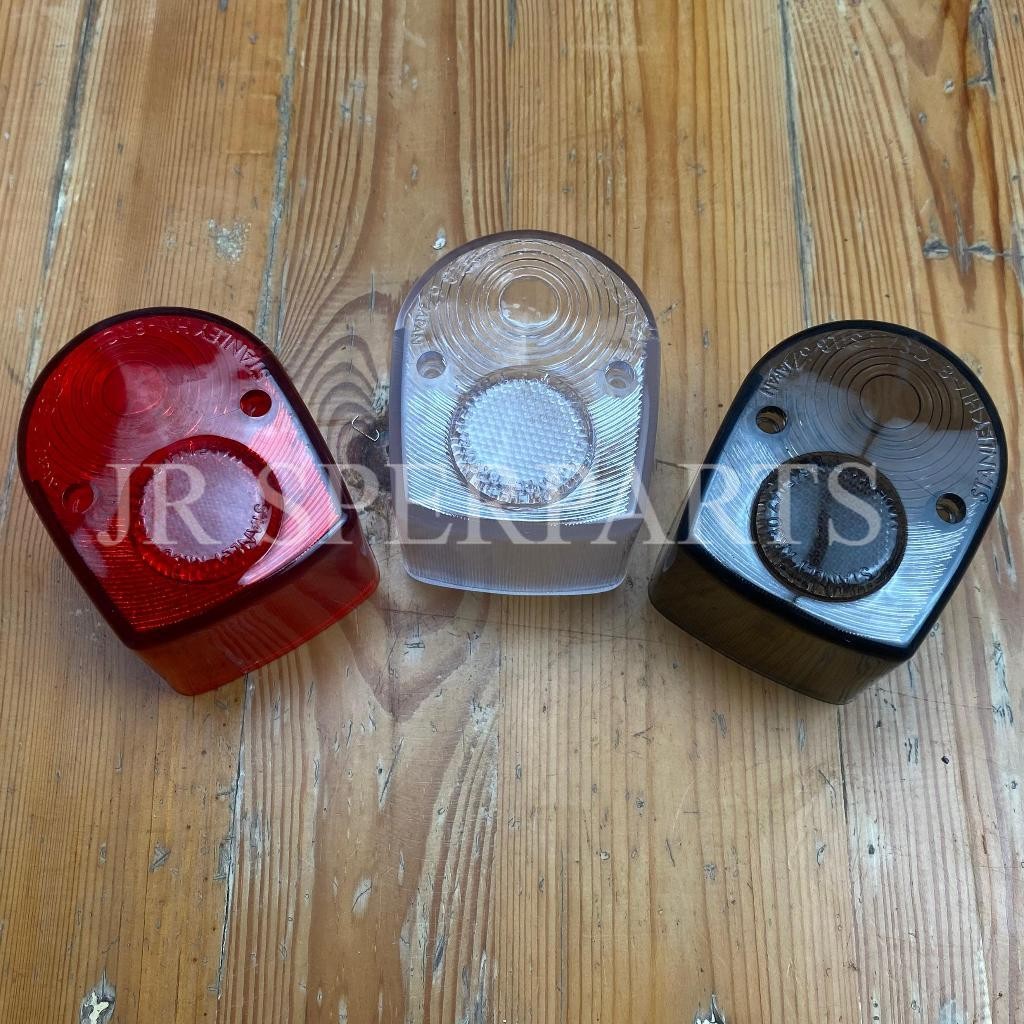 MERAH โคมไฟหยุดหลังควันสีแดงและสีขาวหนา micha c70