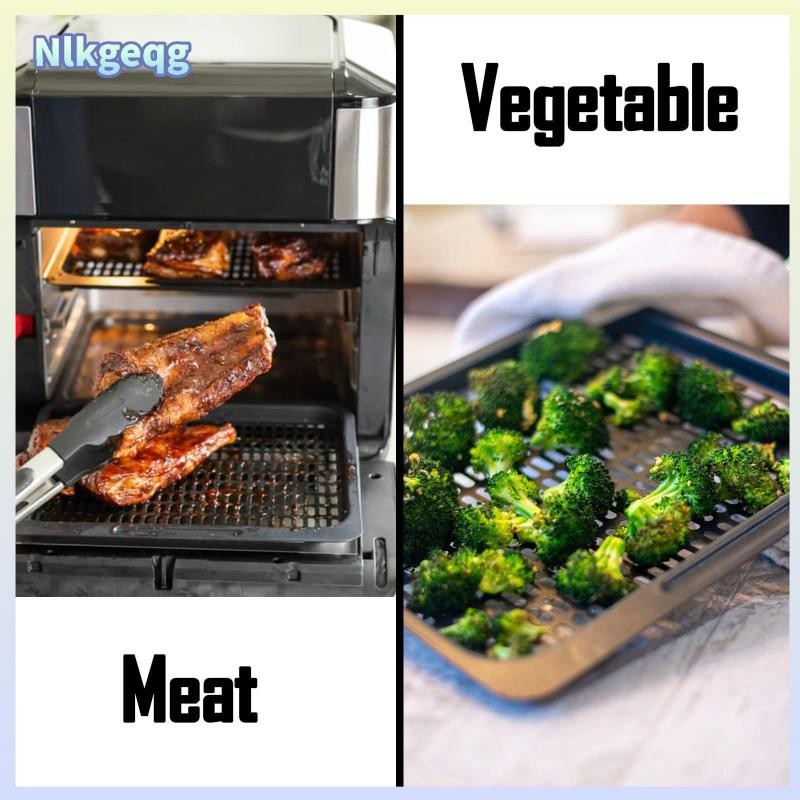 [nlkgeqg] ตะแกรงย่างหม้อทอด, ถาดย่างทําอาหารอบ, กระทะอบ, กระทะทอดเตาอบ, เปลี่ยนกระทะย่างทอด, - รูปที่ 3