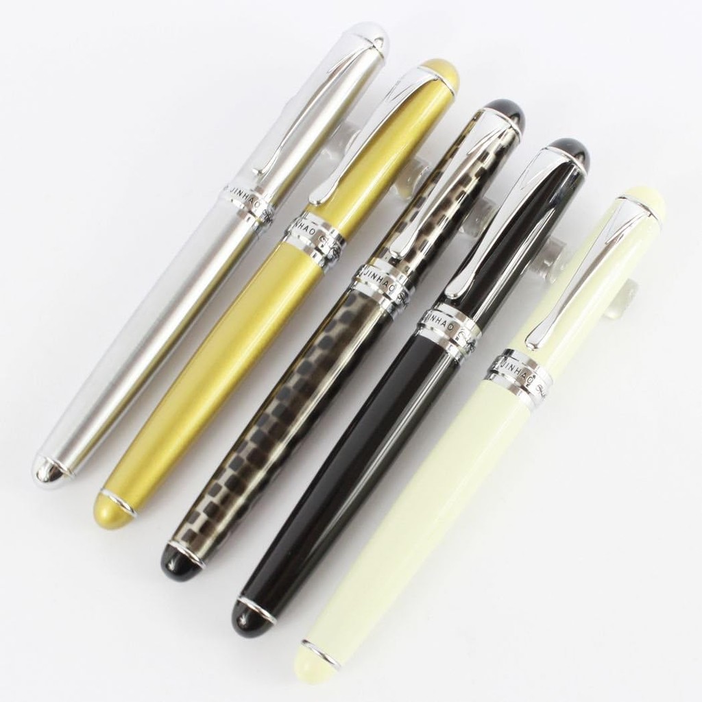 ปากกาหมึกซึม Jinhao X750 5 ชิ้น พร้อมกระเป๋าปากกาเรียบง่าย YXX3
