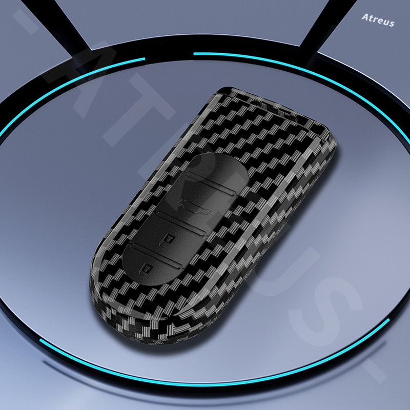 Toyota GR คาร์บอนไฟเบอร์ เคสกุญแจ เคสกุญแจรีโมทรถยนต์ พวงกุญแจรถ เคสกุญแจรถยนต์ ตัวป้องกันกุญแจ ซองใส่กุญแจรถ สําหรับ Toyota GR 86 Yaris Corolla Cross Altis Fortuner Camry Hilux Supra CHR Wish bZ4X Vios Sienta Avanza - รูปที่ 7