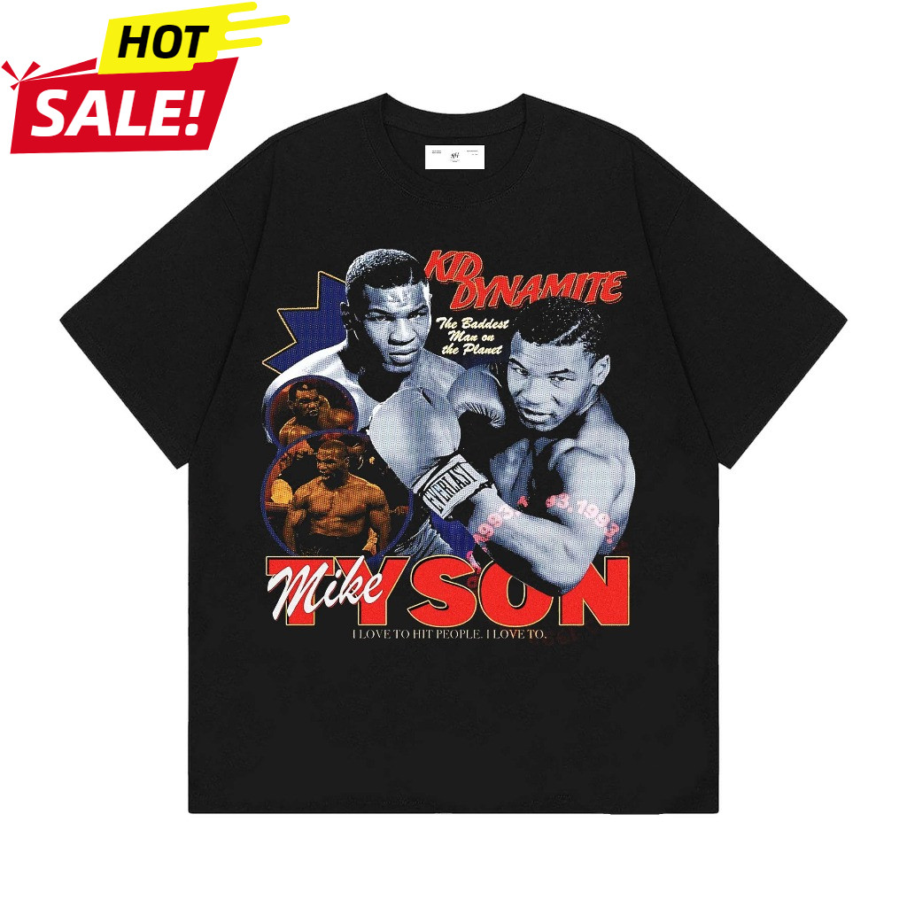 เสื้อยืด Mike Tyson Black