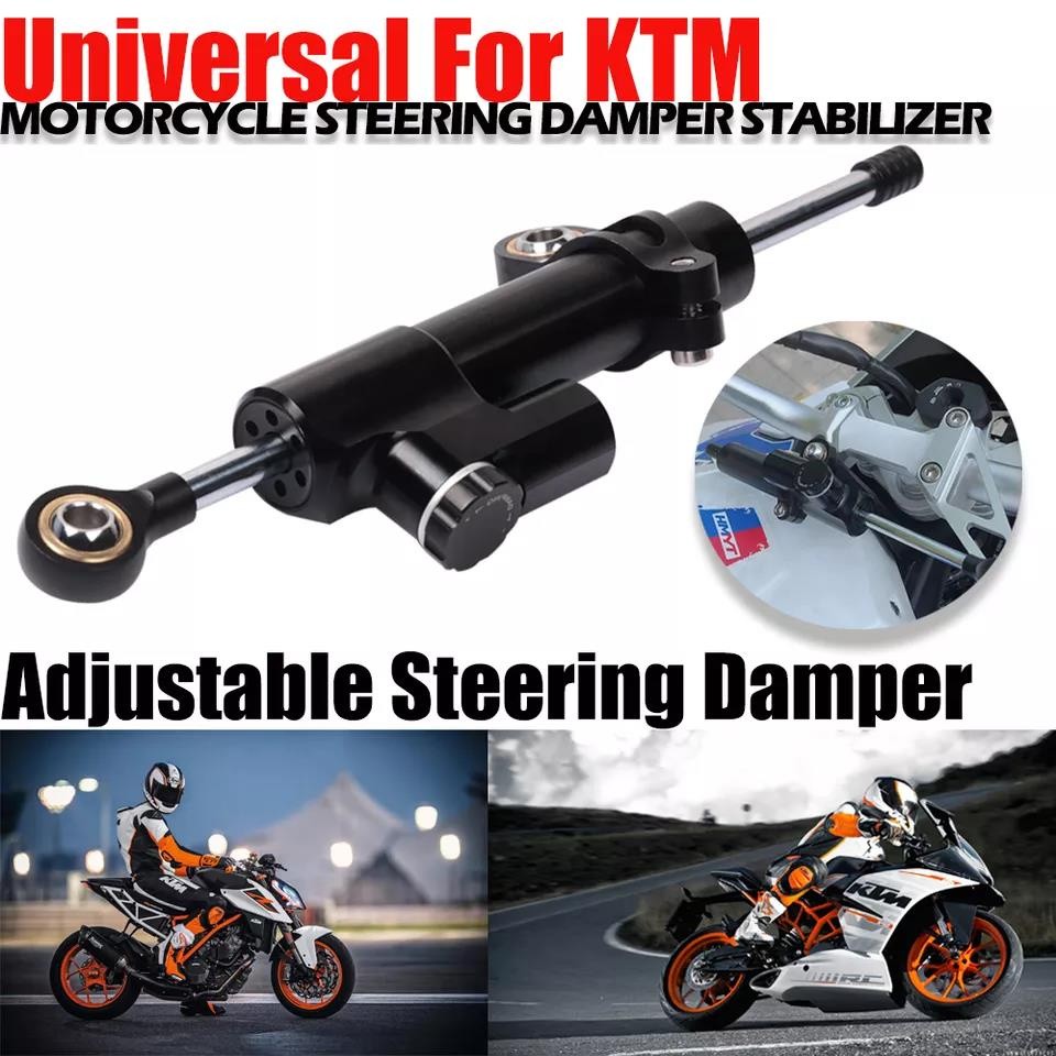 WA Motorcycle Adjustable Steering Damper Stabilizer For KTM Duke390 390Duke Duke 390 125 200 250 490