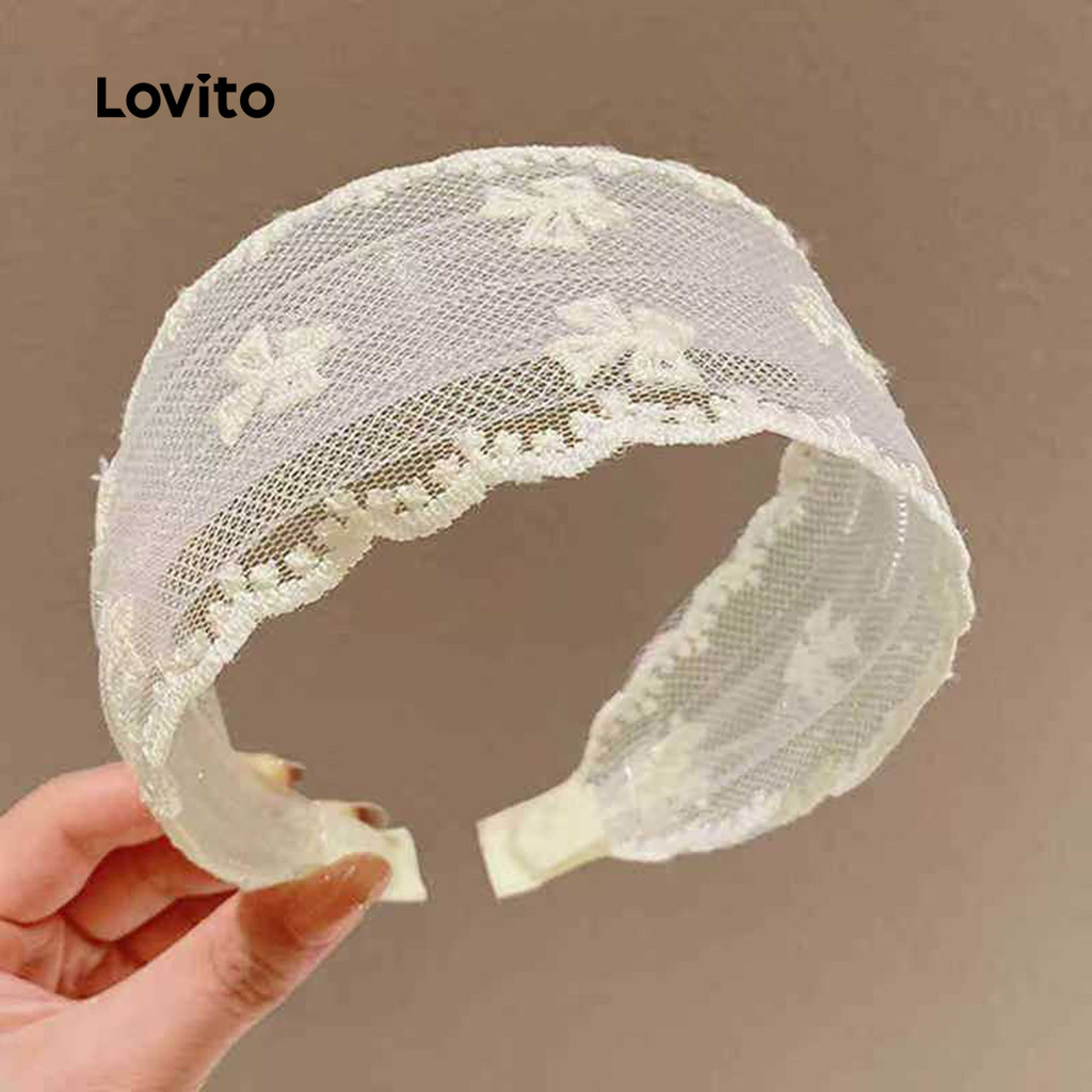 Lovito ที่คาดผมสวยหรูน่ารักและสง่างาม LFA90X104 - รูปที่ 4