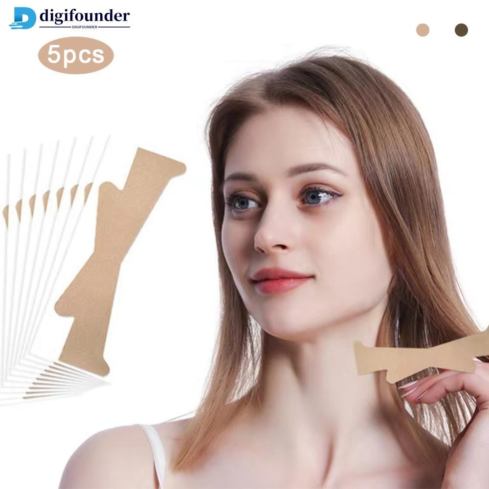 DIGIFOUNDER คอแถบ Patch โปร่งใส Skin Tone ไม่เชื่อว่า Lifting Patch คอแถบ Patch ฟิล์มคอ Patch สายรัด