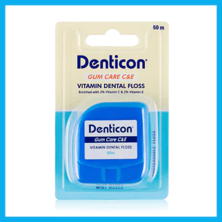 Denticon Dental Floss C E 50m เดนติคอน ไหมขัดฟัน กัมแคร์ ซีแอนด์อี.