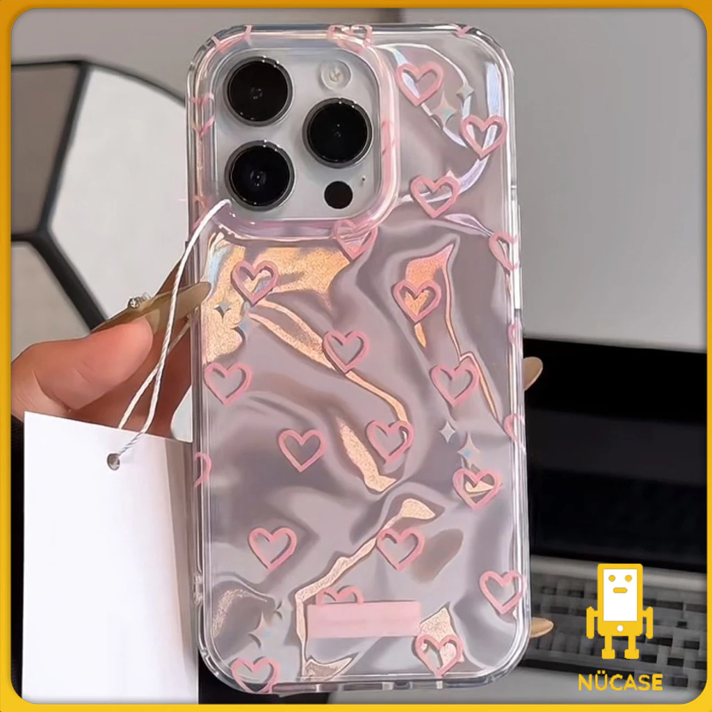 เจ๋งรักขนมสีคู่การ์ตูนดูเดิล เข้ากันได้กับ IPhone 16 13 15 11 14 12 Pro Max 6 8 6s 7 15 14 Plus XR XS X Max เคสสำหรับ