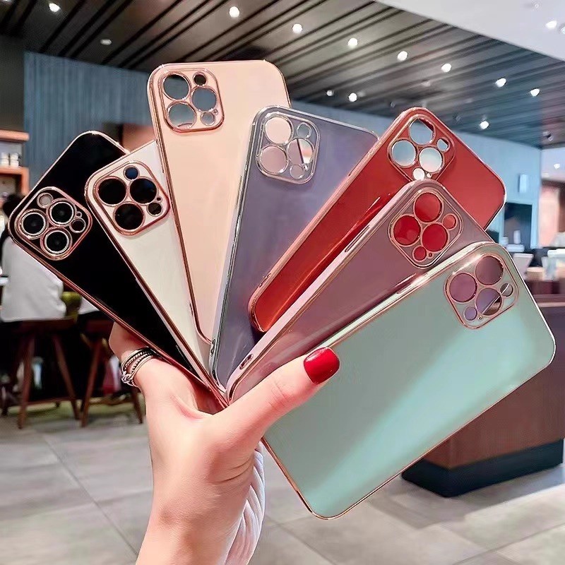 สีทึบ Electroplated เคสโทรศัพท์สําหรับ vivo Y300 Y300I Y200 Y200 + Y200I GT Pro Pro + Plus Gloss แฟช