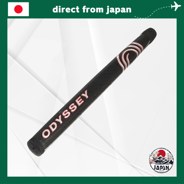 Odyssey 571024 Putter Grip – Black, Synthetic Rubber, Comfortable Feel