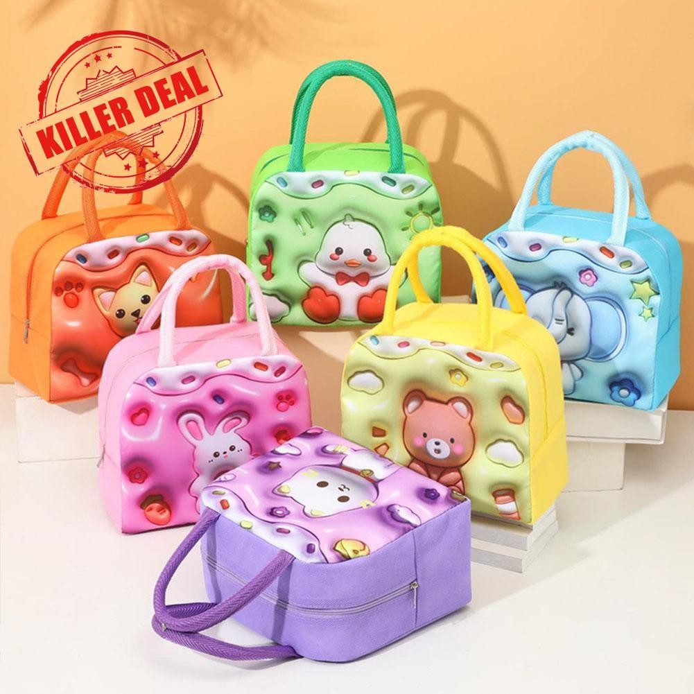 3d พิมพ์ขวดนมถุงฉนวนกันความร้อนถุงอาหารกลางวันสําหรับเด็กพร้อมฉนวนกันความร้อนเก็บความเย็น A6j3