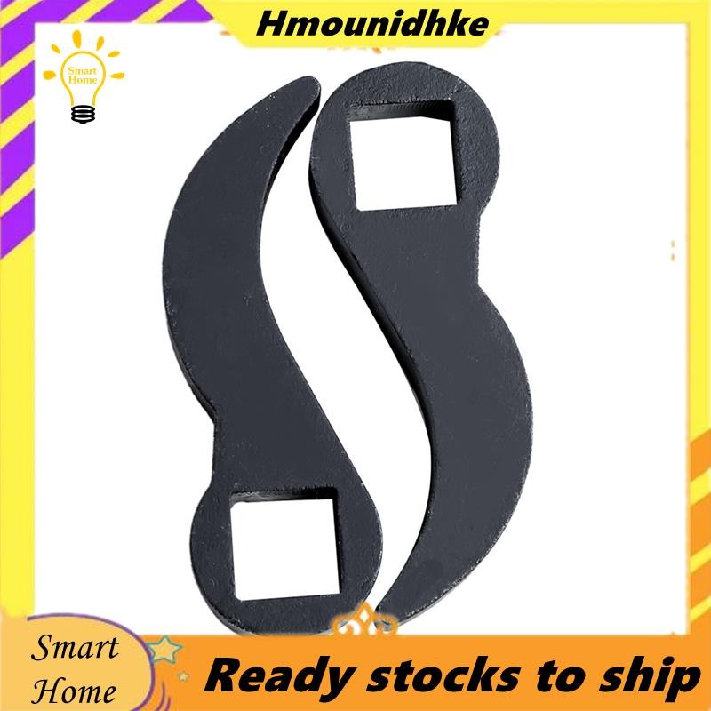 2PCS Crowbar อะแดปเตอร์เครื่องมือ,ปรับมุม Pry Bar เหมาะกับ 1/2 นิ้ว Ratchet,Crowbar เปิด-End ประแจสํ