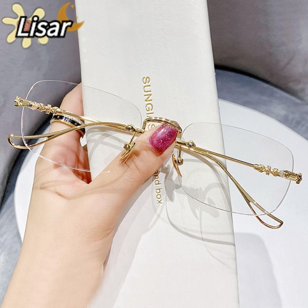 LISAR แว่นตาสำหรับอ่านหนังสือและทำงานในออฟฟิศ ออกแบบมาเพื่อป้องกันแสงสีฟ้า ดีไซน์สี่เหลี่ยมเบาๆ สวมใส่ง่าย