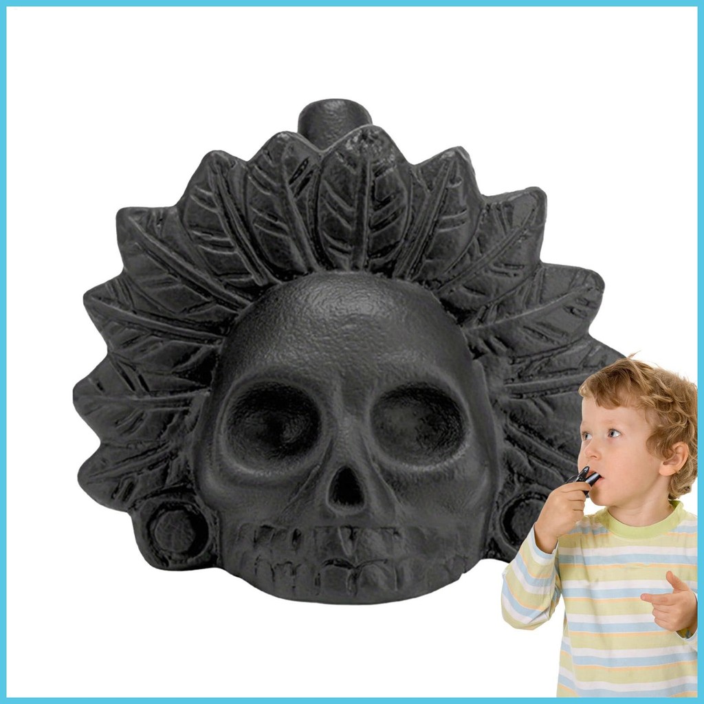 Aztec Death นกหวีด Skull Spooky Death นกหวีดสําหรับฮาโลวีนรูปร่างสมจริง Aztec Ghost นกหวีดสําหรับ Ha