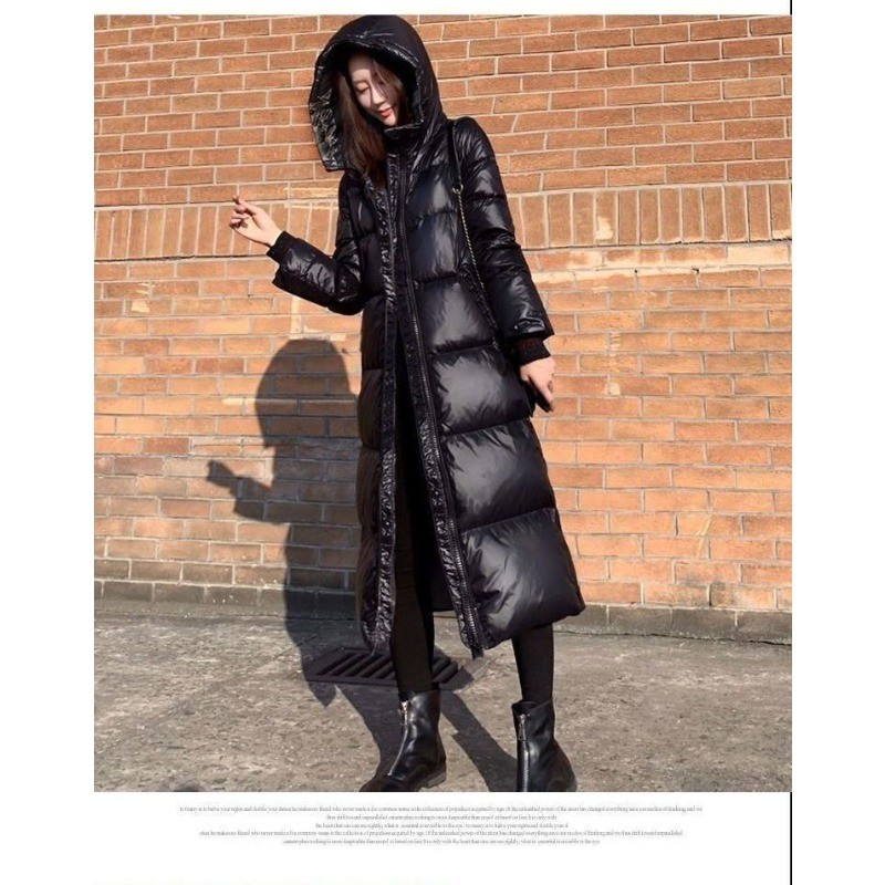 แจ็คเก็ตความยาวถึงเข่า สไตล์เกาหลี สำหรับฤดูหนาว ทำจากผ้าฝ้าย - รูปที่ 6