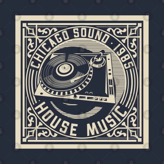 เสื้อยืด Vintage Chicago House Music Cotton 100% thumbnail 9