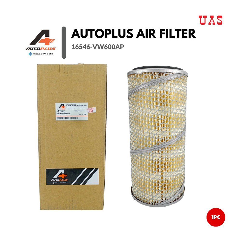 AUTOPLUS กรองอากาศ 16546-VW600 (1 ชิ้น) ใช้ได้กับ Nissan Urvan E25