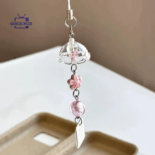 โทรศัพท์ Charms จี้, INS DIY ลูกปัดสร้างสรรค์กระเป๋าพวงกุญแจ, Lucky Wind Chime สําหรับ CCD กล้องกระเป๋านักเรียนอุปกรณ์เส