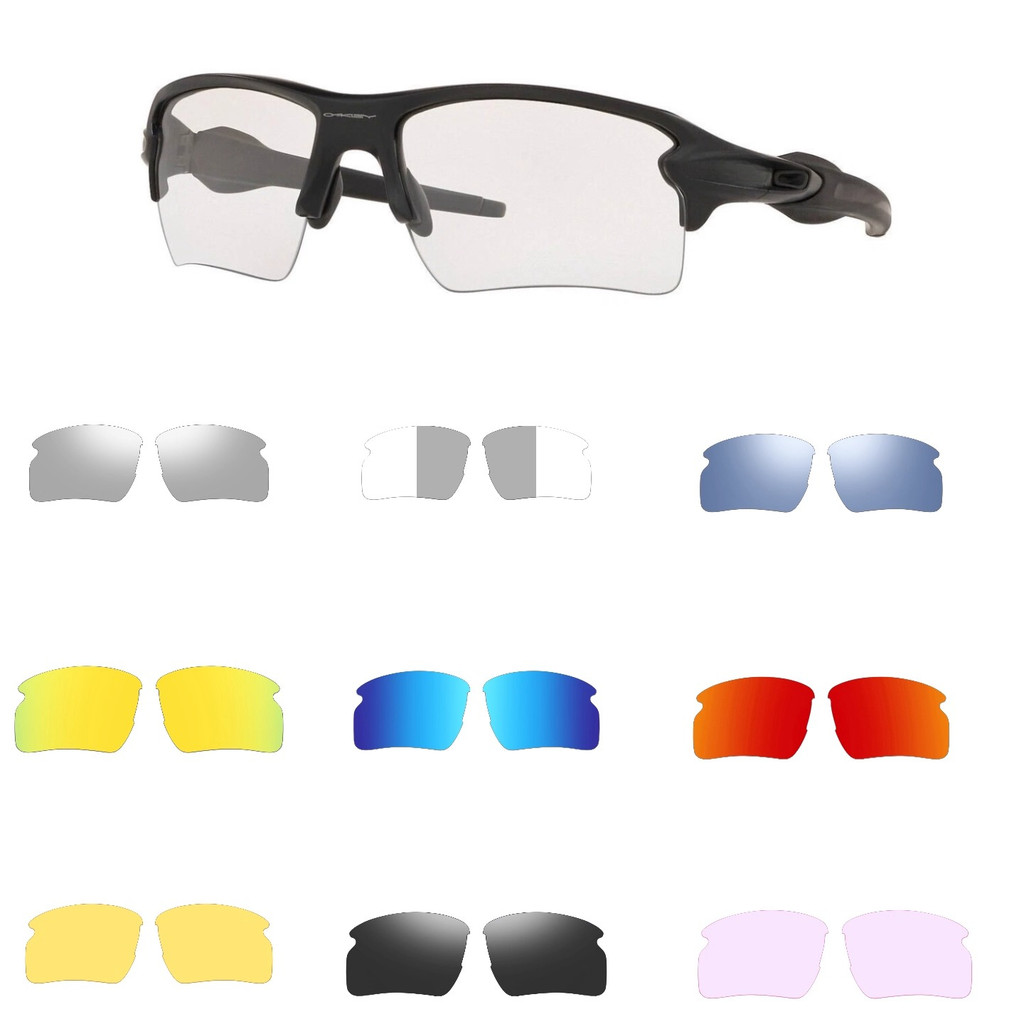 เลนส์โพลาไรซ์สําหรับ Flak 2.0 XL OO9188 . กรอบแว่นกันแดด, ป้องกันรังสียูวี 100% | เพอร์เฟค ฟิต | ติด