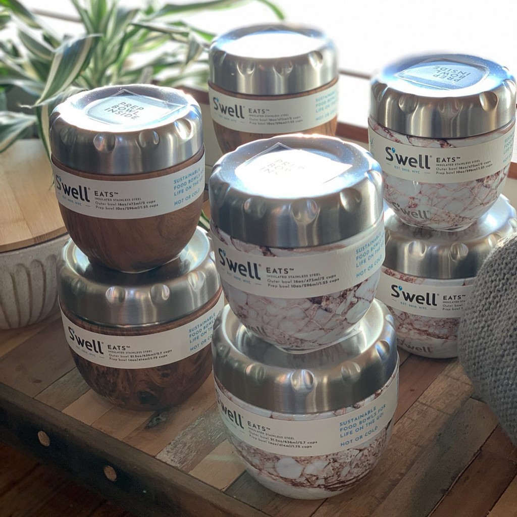 Swell Supermodel Bowl กล่องอาหารกลางวันฉนวนชามสลัดกล่องอาหารกลางวันชามโยเกิร์ตชามข้าวโอ๊ตอาหารเสริมส