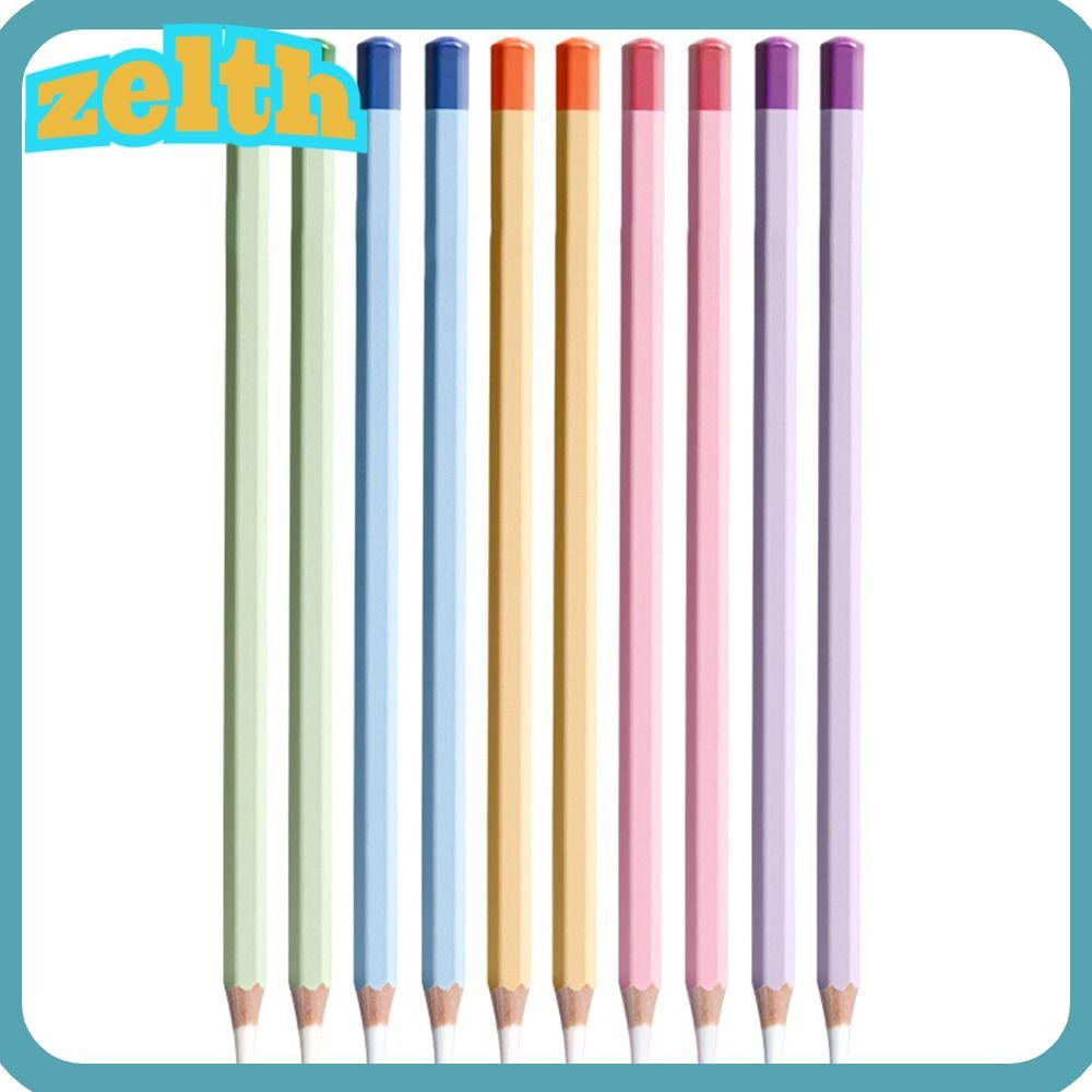 ZELTH 6 ชิ้น/เซ็ตยางลบ,พร้อมกบเหลาดินสอโดยไม่ต้องทําเครื่องหมายยางลบดินสอ,คุณภาพสูงไม่มีเศษดินสอรูปร่างยางลบยางนักเรียน