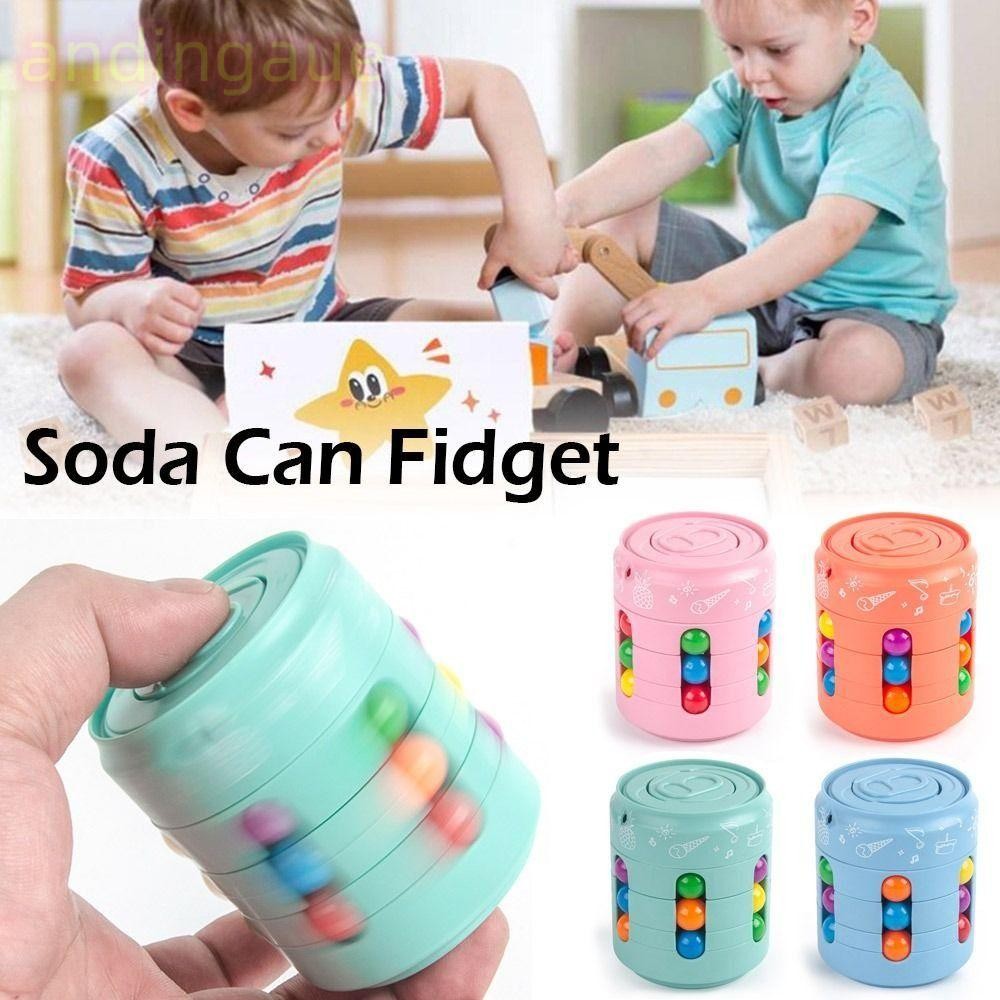 ANDAIN โซดาสามารถ Fidget ของเล่น, พลาสติกหมุน Ball, Hot Finger Gyro หมุน Ball Finger Spinner Gyro