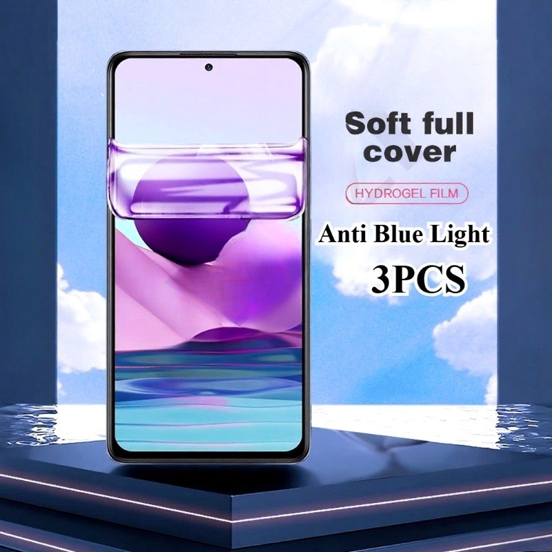3 ชิ้น Anti Blue Light Hydrogel ฟิล์มสําหรับ Vivo T4R T4x T4 Ultra Lite 5G HD Clear โทรศัพท์ป้องกันห