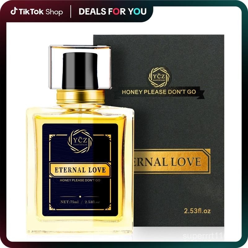 YCZ Eternal Love Eau De Parfume 75ml Long Lasting Floral Fruity Scent with Musk Ambergris Jasmine Ro