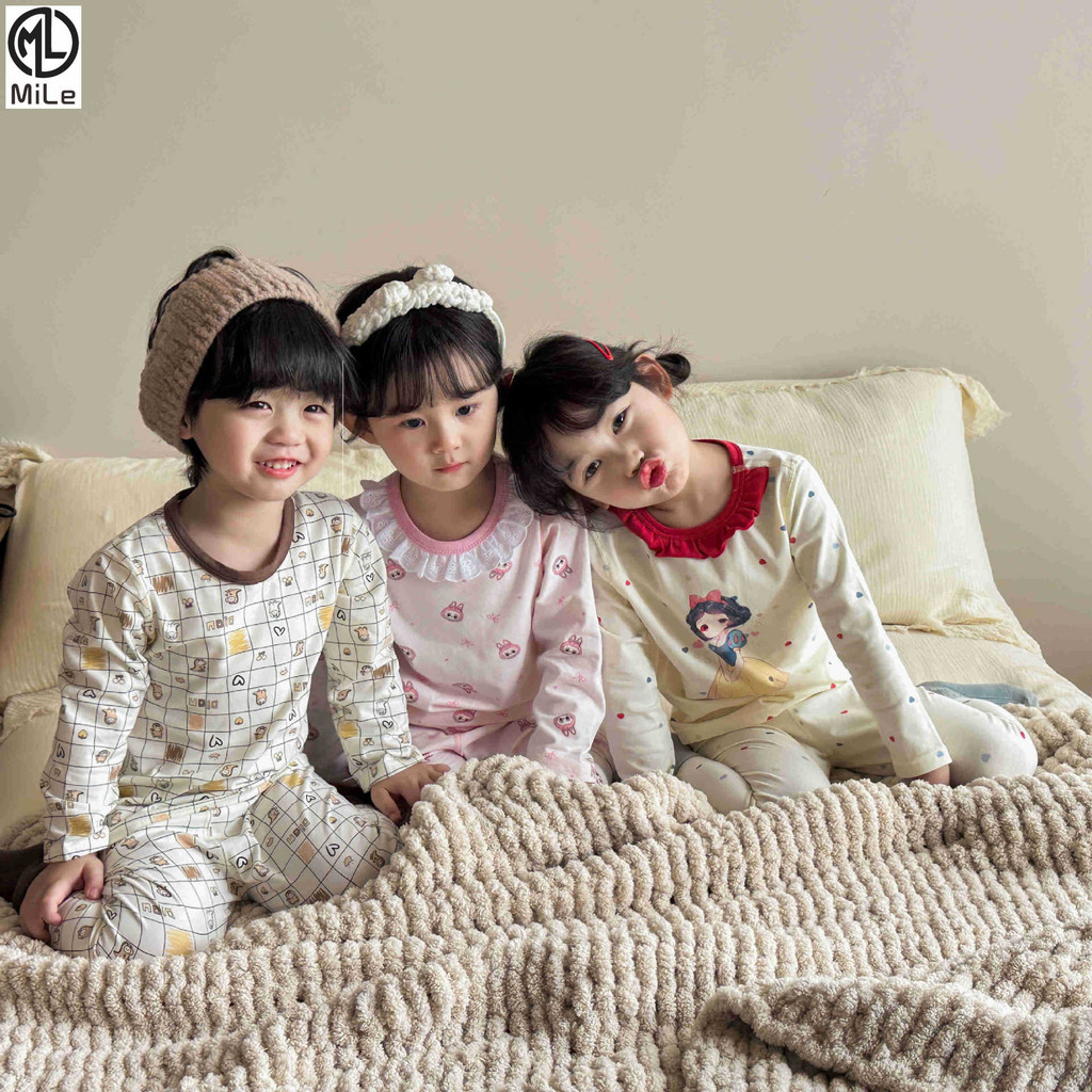 ชุดบ้านเด็กisex ผ้าฝ้ายแท้ ต้านเชื้อแบคทีเรีย ไซส์ 73-160 ซม.